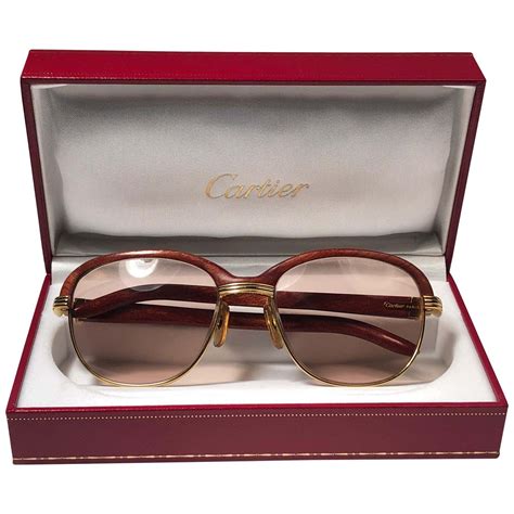 wood cartier glasses